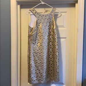 Lilly Pulitzer dress, gold metallic, NWT